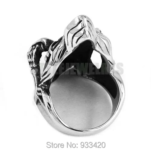 Мужское винтажное байкерское кольцо из нержавеющей стали 446B|motorcycle ring|men ringring