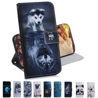 flip leather case on for fundas samsung galaxy m10 a10 m20 m30 case for coque samsung m40 a60 cover owl wallet phone cases