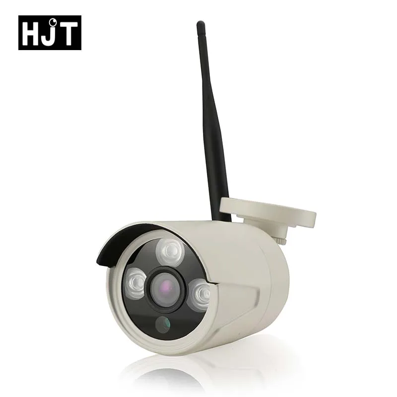 HJT беспроводная Wifi HD 720P 1.0MP IP камера пуля аудио микро SD карта Сеть CCTV наружная
