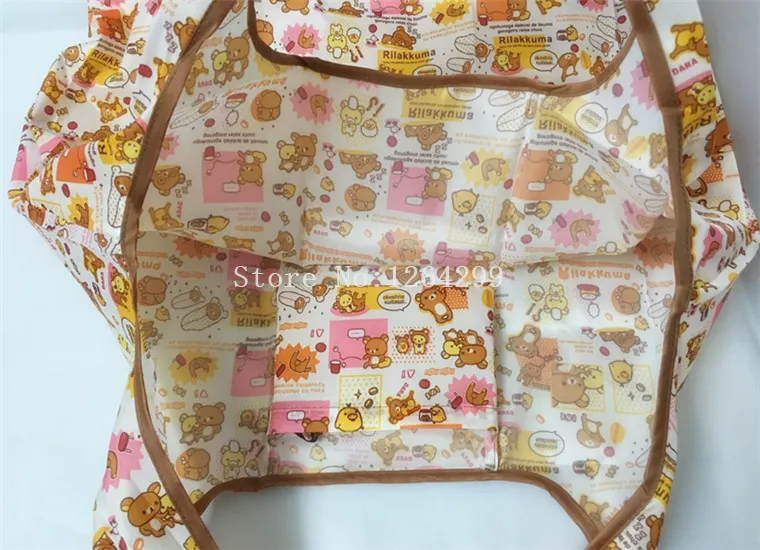 Новая мода Rilakkuma девочки дети большие Складные хозяйственные сумки для детей