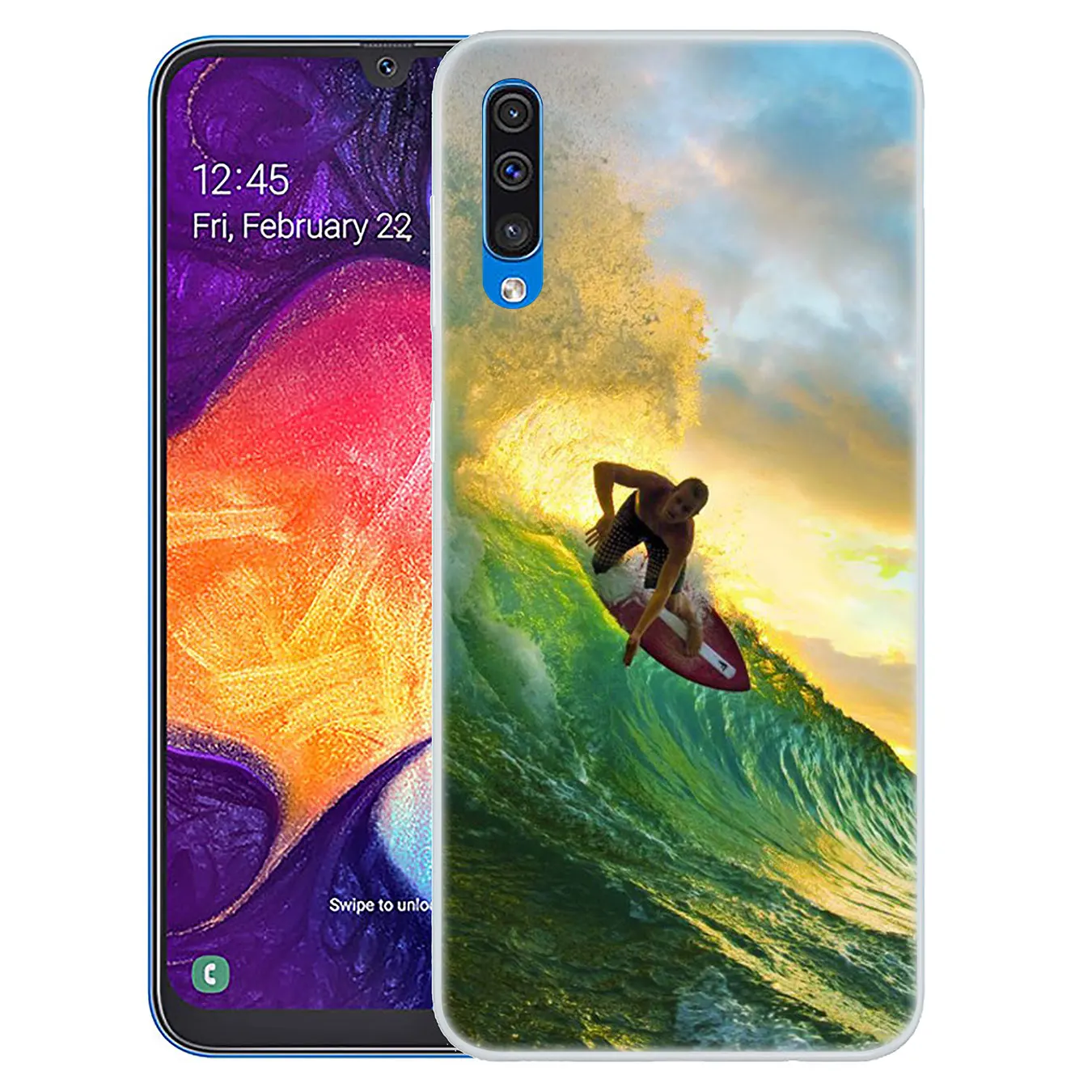 Чехол для телефона Lavaza Sea wave surf summer surfing ocean Samsung Galaxy A10 A20 A30 A40 A50 A60 A70 M40 M30 M20 M10