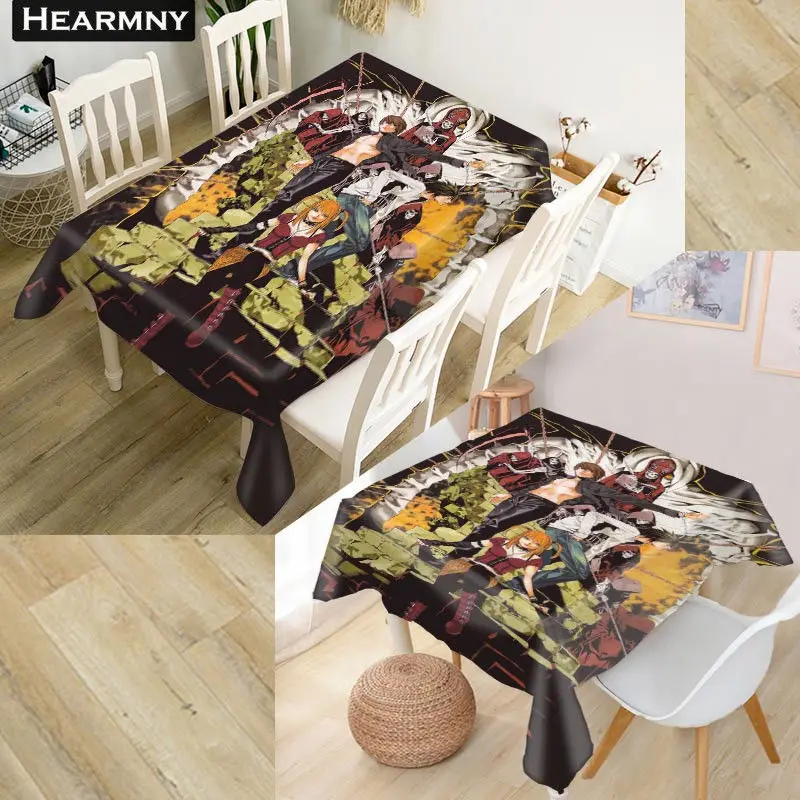 Скатерть Death Note на заказ водонепроницаемая плотная прямоугольная Свадебная