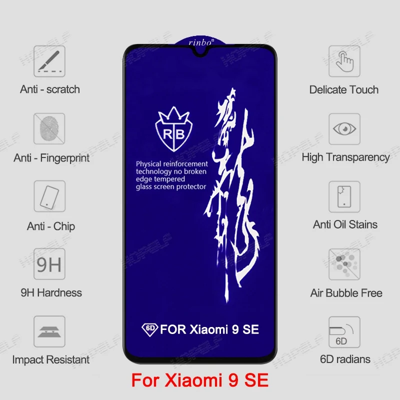 Закаленное стекло для Xiaomi Mi 9 T Pro 9 SE 8 Защитное стекло для Xiaomi Mi 9 T 9 Lite 8 A2 A3 Pocophone F1 стекло