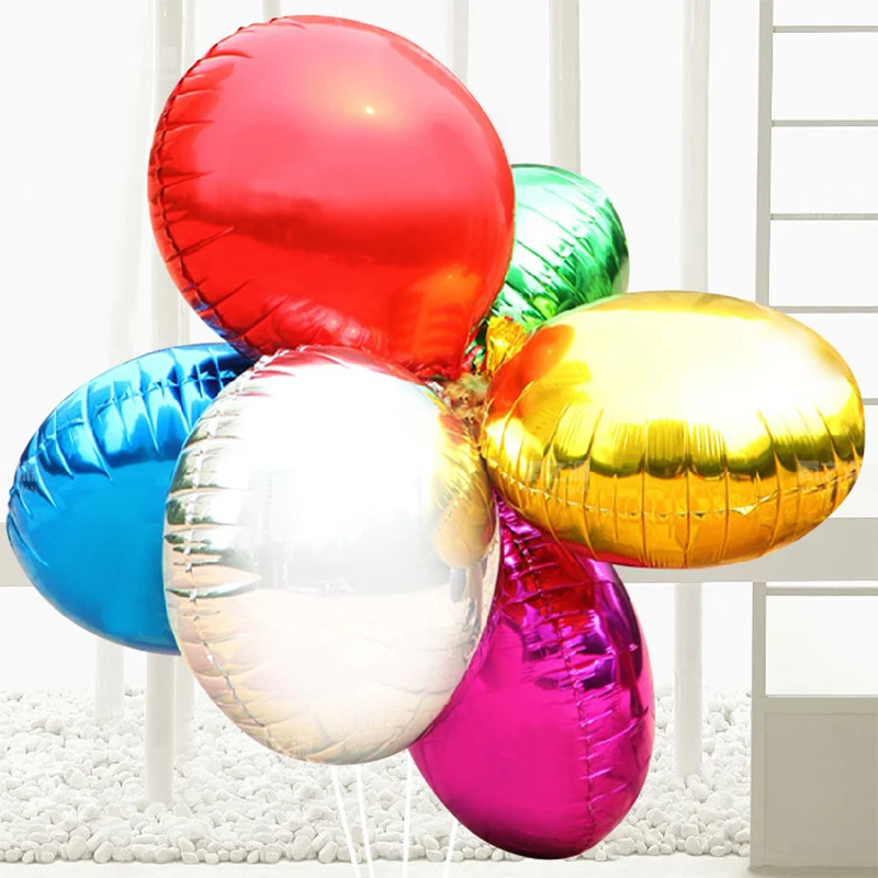 Распродажа 18 дюймовые Красочные воздушные шары из алюминиевой фольги свадебные