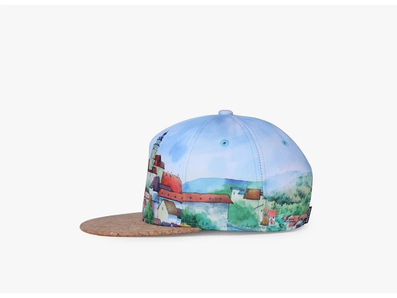 NUZADA Snapback, модная бейсболка с 3D принтом для женщин и мужчин, весенне-летняя кепка из пробкового материала, винтажная Кепка в европейском стиле