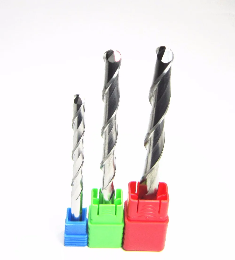 Деревообработка Ø 6 мм 8 10 Экстра длинное лезвие твердосплавные концевые фрезы