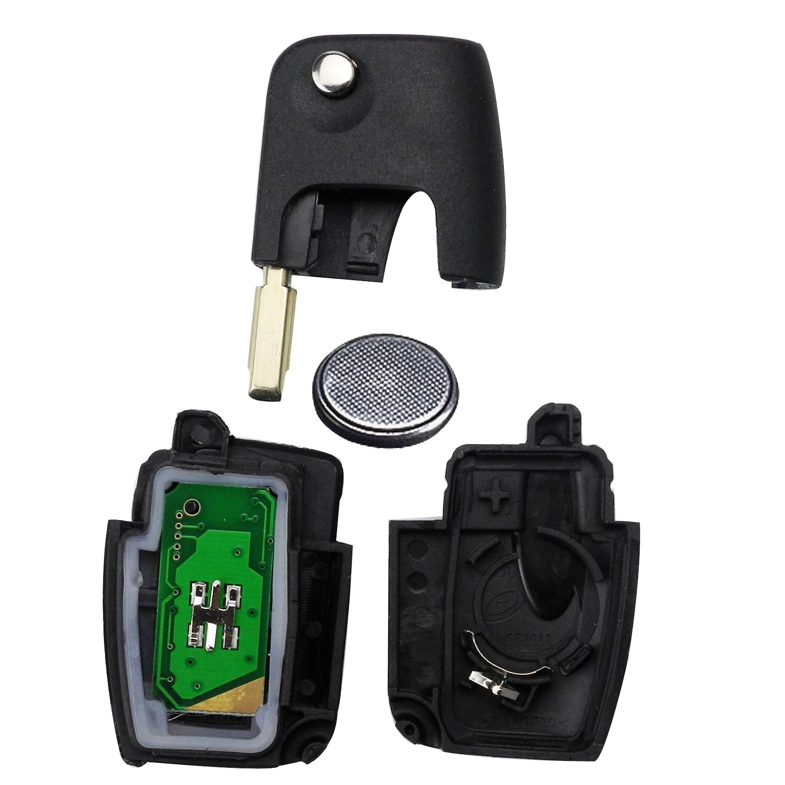 Jingyuqin 3 кнопки дистанционного ключа автомобиля 433/315MHz 4D63 4D60 для Ford Focus Mondeo Galaxy Fiesta C Max S Max FO21 откидной складной ключ