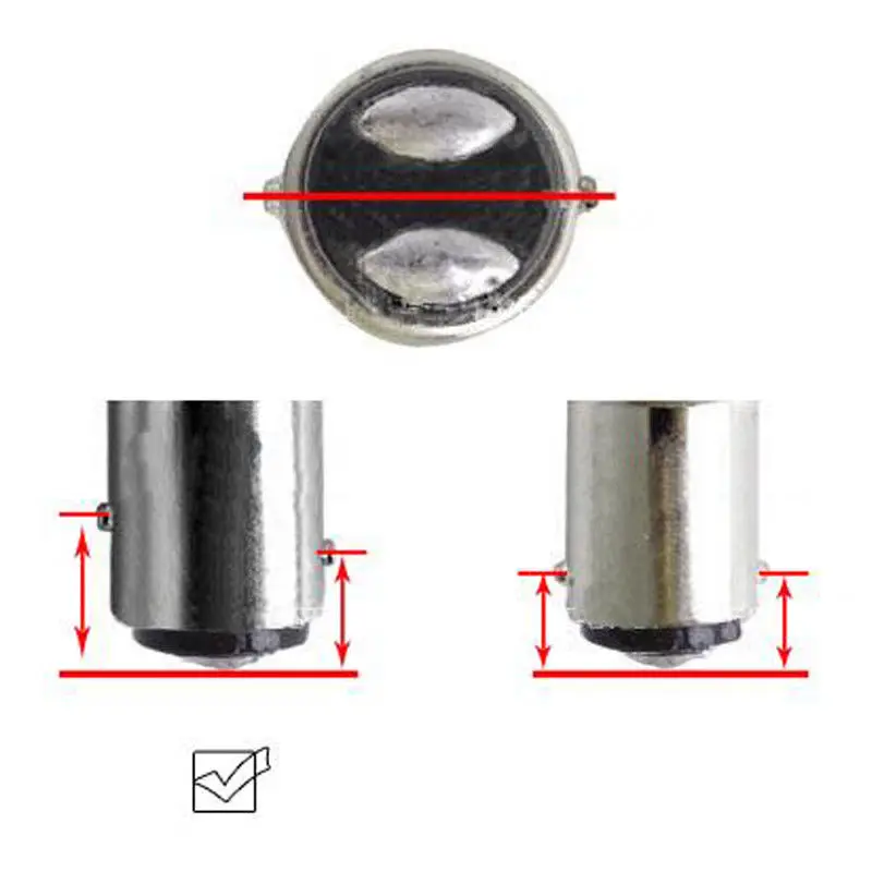 KEYECU 10 шт. белые светодиодные лампы 22-SMD 1157(BA15D) S25 P21W очень длительный срок службы 12