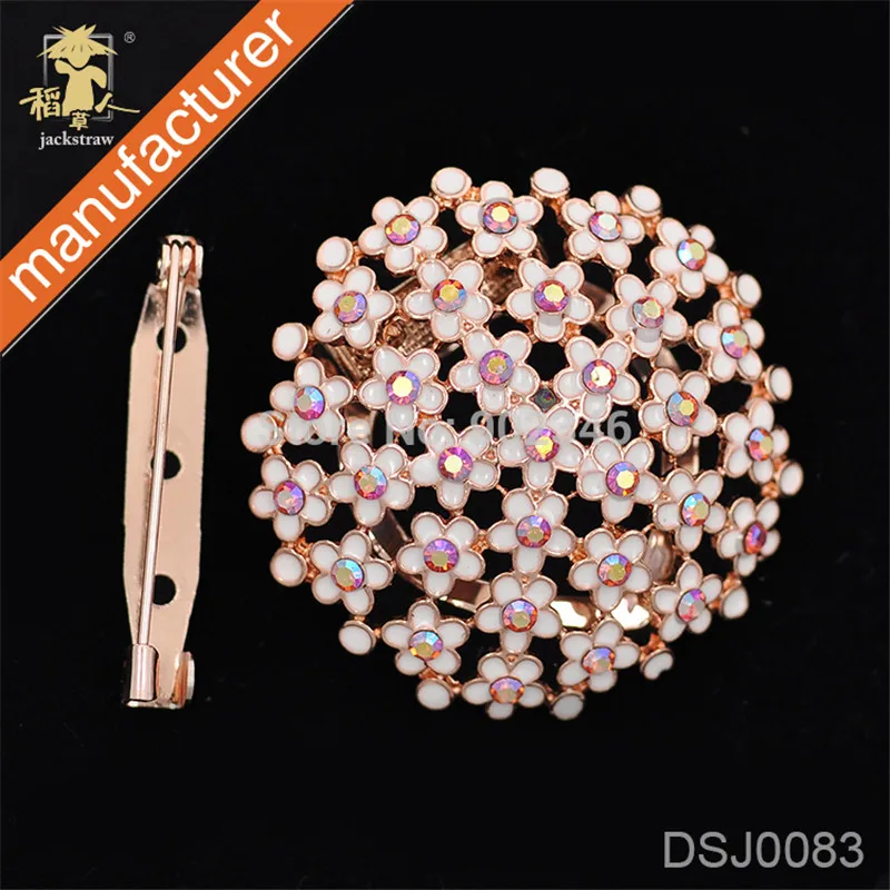 2018 Свадебная эмалированная брошь в виде цветка rhinetone серебряная корсаж с букетом