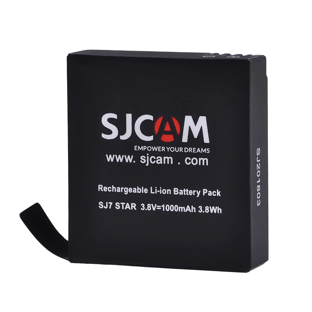 3 шт. 3,8 В 1000 мАч SJCAM STAR SJ7 rechargerable Камера Батарея для SJCAM SJ7 Спортивная экшн-камера DV