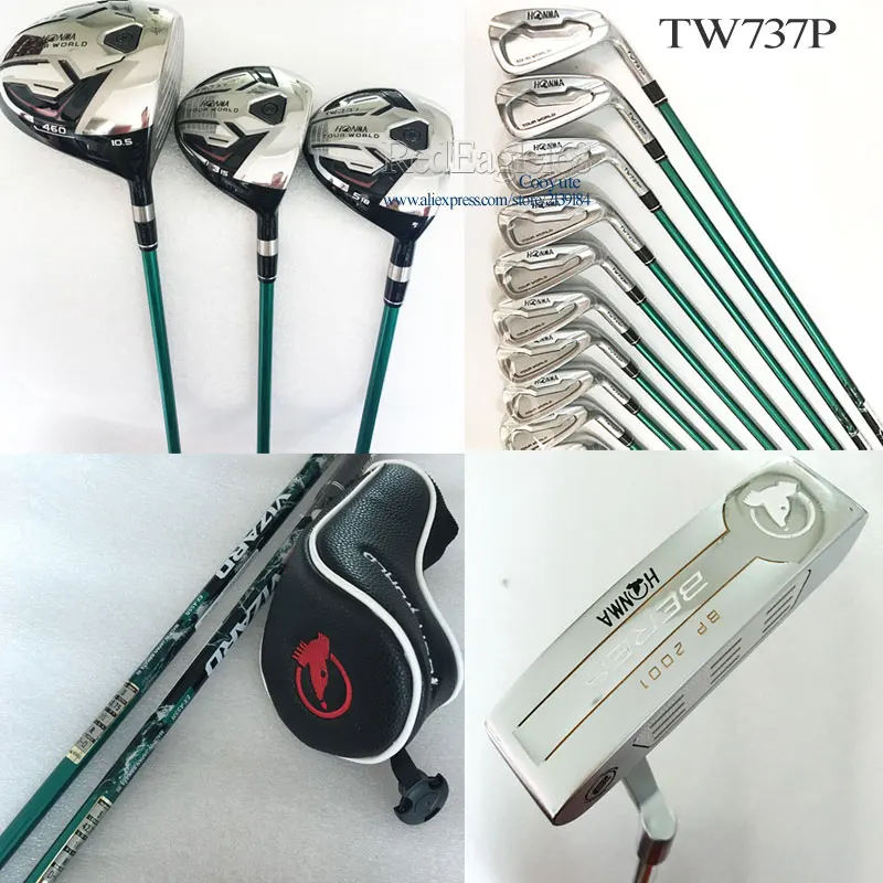Новые клюшки для гольфа HONMA TW737P набор клюшек Деревянные графит клюшка бесплатная