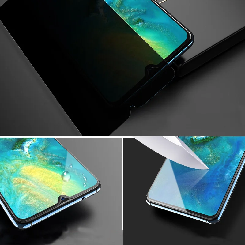 EXUNTON 2.5D антишпионское закаленное стекло для huawei mate 20 X mate 20 mate 20X Lite защита экрана матовая пленка новая модель