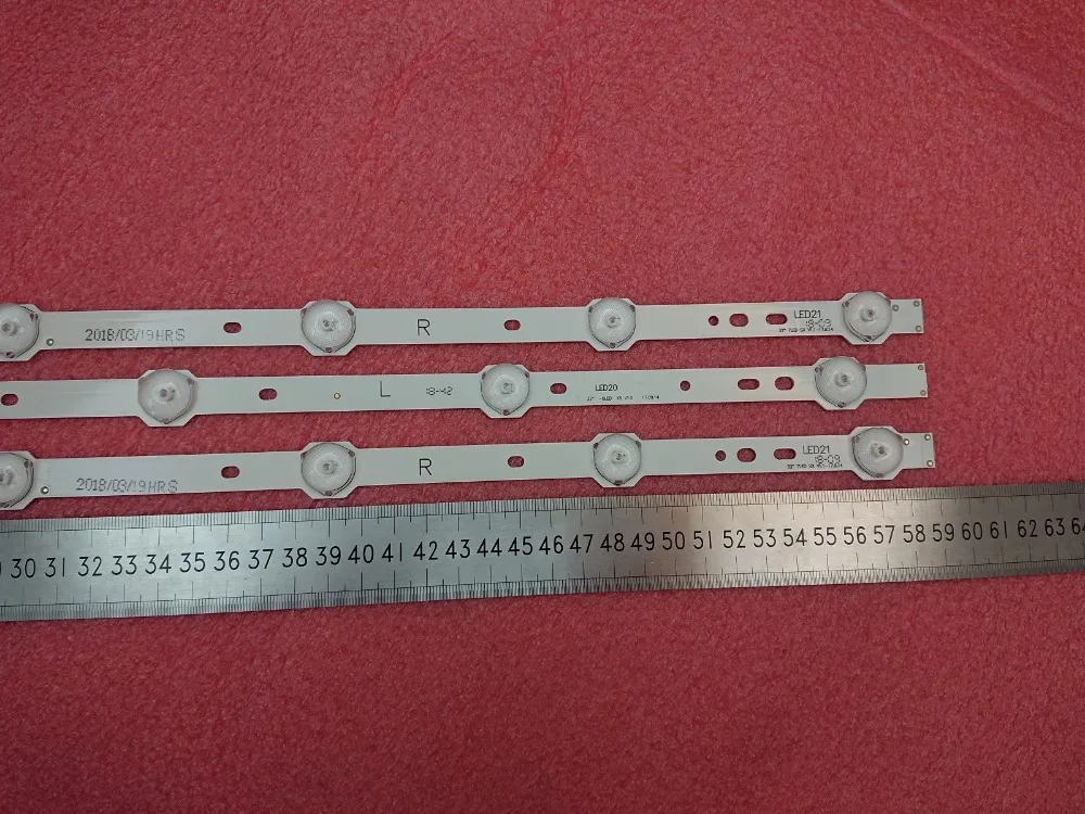 Новый 5 комплектов = 15 шт. 6LED/7LED 580 мм Светодиодная лента для 32W1333B 32L2200U SVS320AD7 SVS320AA6