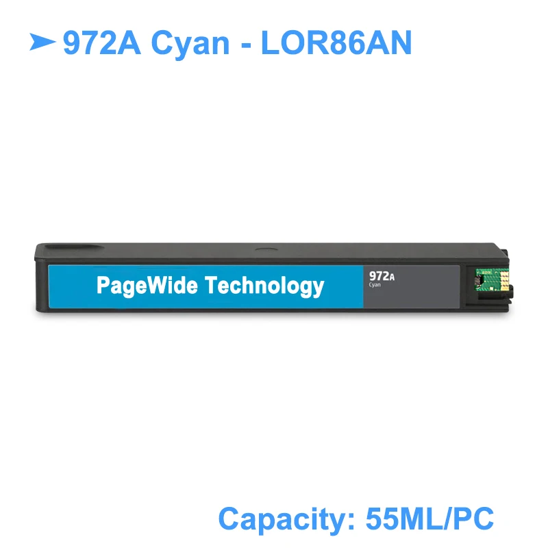 [Сторонний бренд] для HP 972A 972 A сменный чернильный картридж PageWide Pro 352dw 452dn 452dw 377dw 477dn