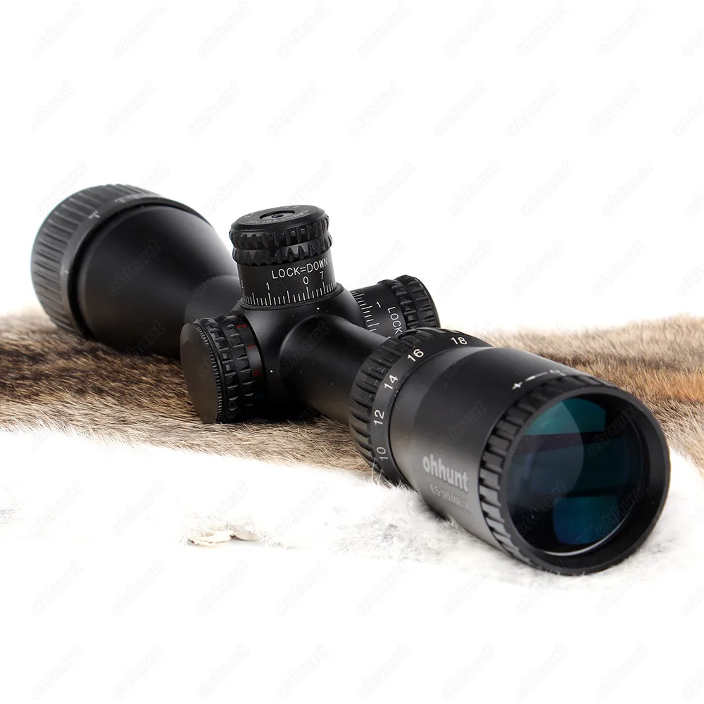 Ohhunt 4.5 18x44 aoir Охота прицел красный зеленый синий освещение сетка тактический