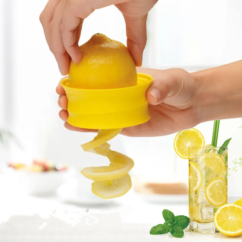 Креативная овощерезка спиральщик резак лимон сепаратор Смешные вещи кухонные