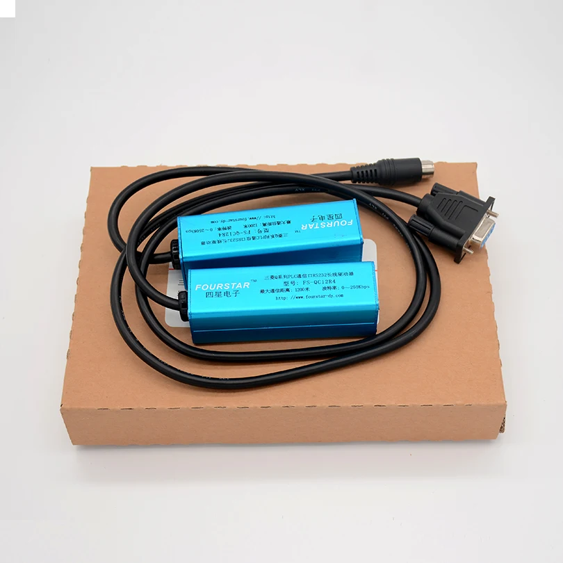 Mitsubishi Q series PLC RS232 длинноволоконный драйвер расширяет дистанцию связи до 1200
