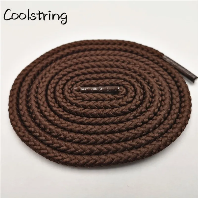 Coolstring/1 пара; однотонные круглые шнурки для ботинок; унисекс; повседневные шнурки; кроссовки; шнурки для парусиновой обуви; Ботинки martin; шнурки