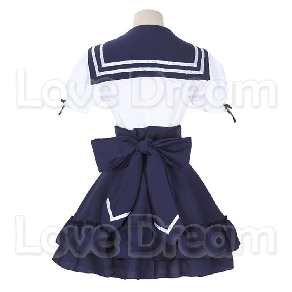 Костюм японской школьной горничной для девочек косплей рубашка + юбка