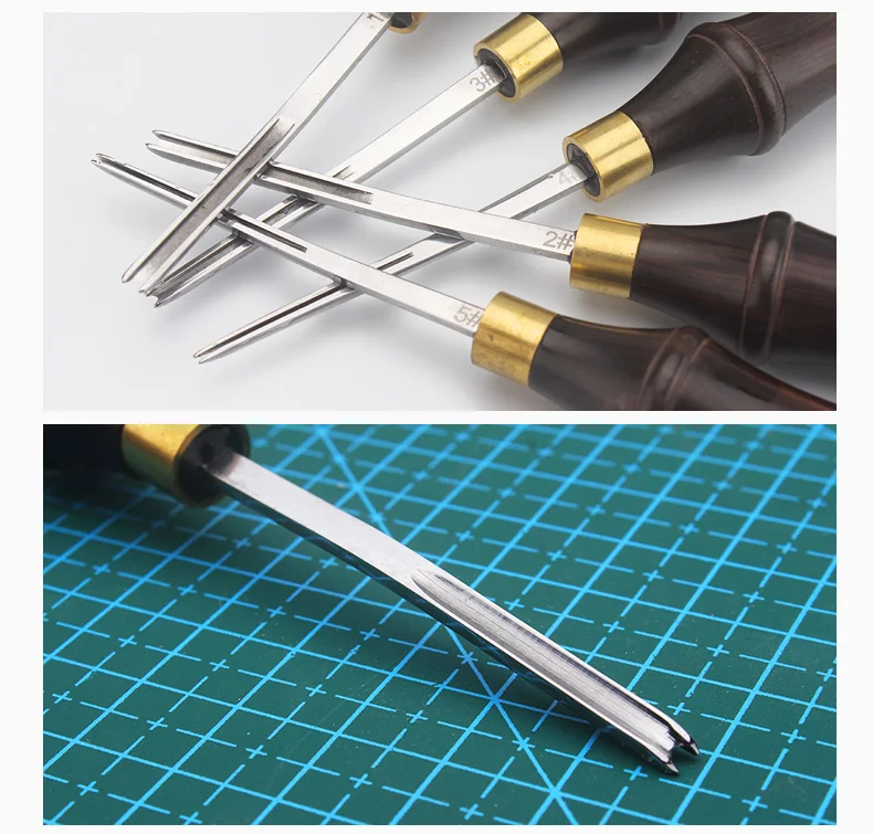 1 шт. кожаный край Строчка Groover складка прокалывание ручной работы DIY ремесло кожаный паз резак