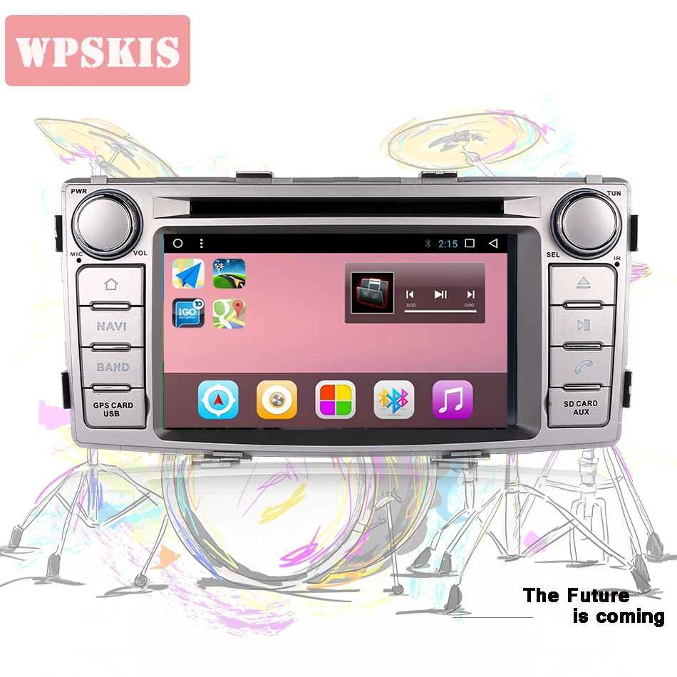 2 Din 4+64GB Android 10.0 car dvd GPS for 6.2&quot TOYOTA HILUX 2012 2013 2014 2015 NAVIGATION RADIO BLUETOOTH WIFI Head Unit | Автомобили