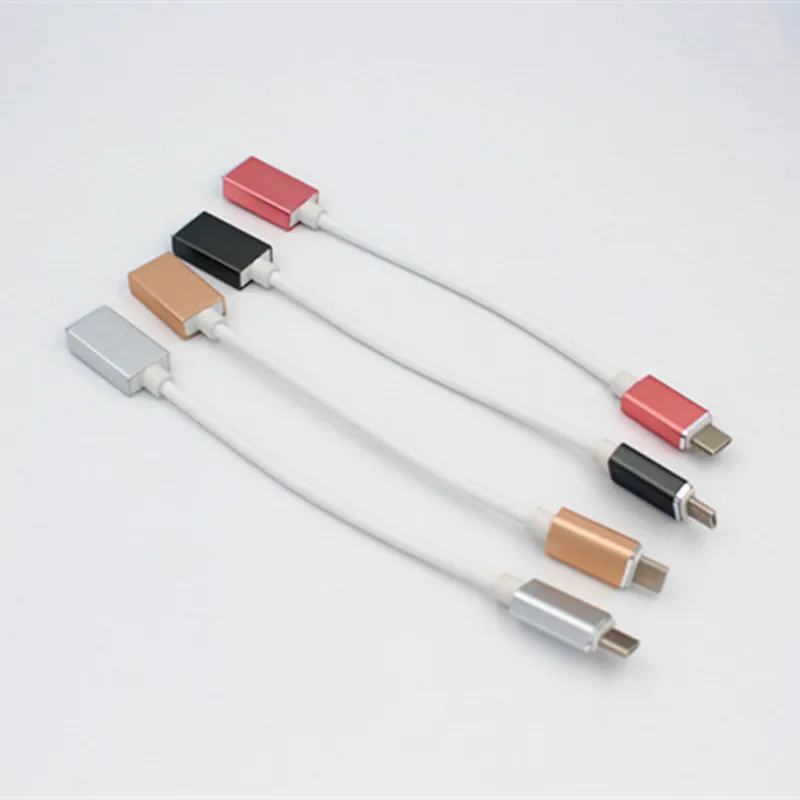 OTG адаптер usb type C USB кабель для huawei samsung Мышь Клавиатура SD кардридер флэш