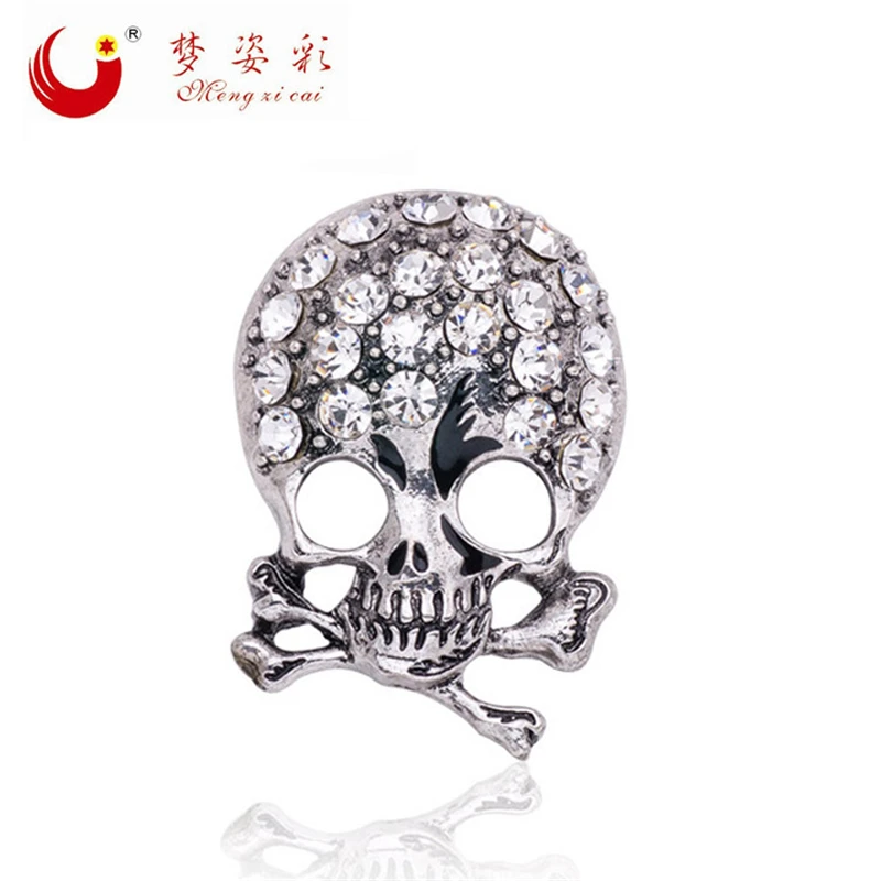 Стразы броши для женщин мужчин череп искусственные булавки кристалл Broches