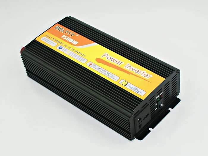 Бесплатная доставка Оптовая продажа бытовой Инвертор 1500 Вт DC 12 В к AC 220 домашний