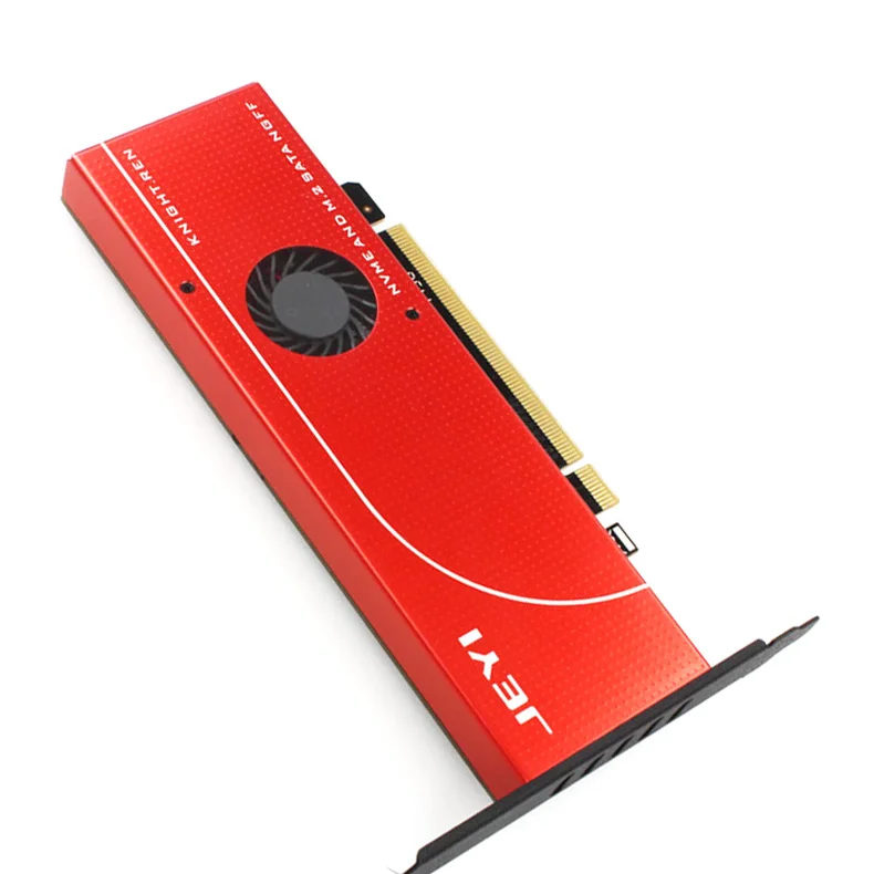JEYI KNIGHT защита от отключения питания PCIE3.0 для NVME M.2 адаптер x16 полная скорость