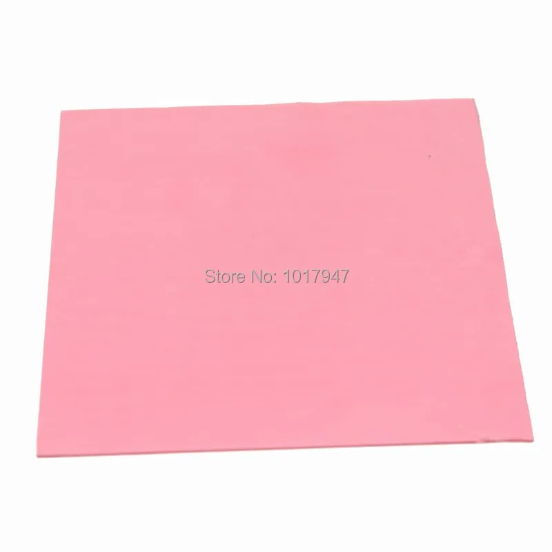 2pcs lot Pink Silicone Thermal Pad 100mm x 1mm Thick Cooling for CPU GPU 100x100x1mm | Компьютеры и офис