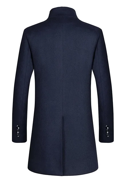 Бесплатная доставка мужской короткий тренчкот модное шерстяное длинное мужское