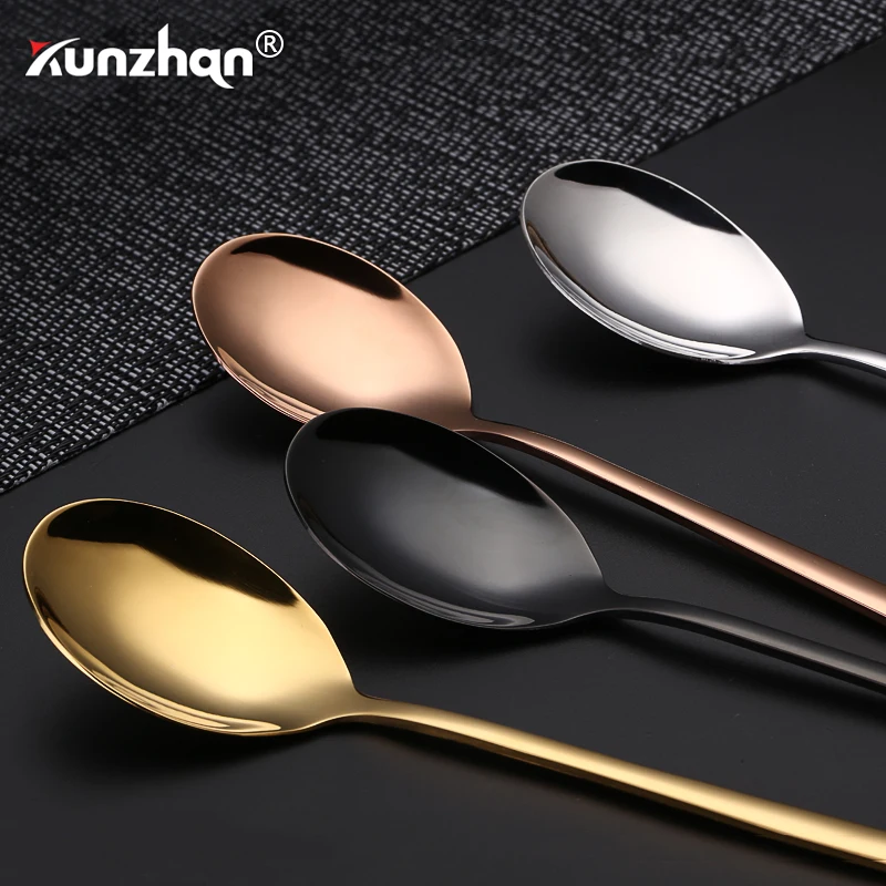 2 шт. столовые ложки из нержавеющей стали|Столовые сервизы| |