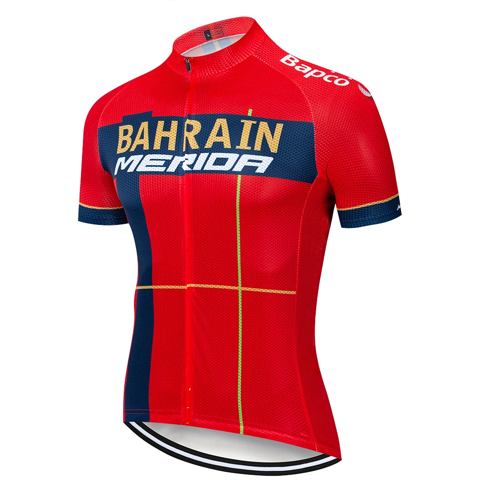 BAHRAIN 2019 Pro Велоспорт Джерси с коротким рукавом Mtb велосипедный велосипед