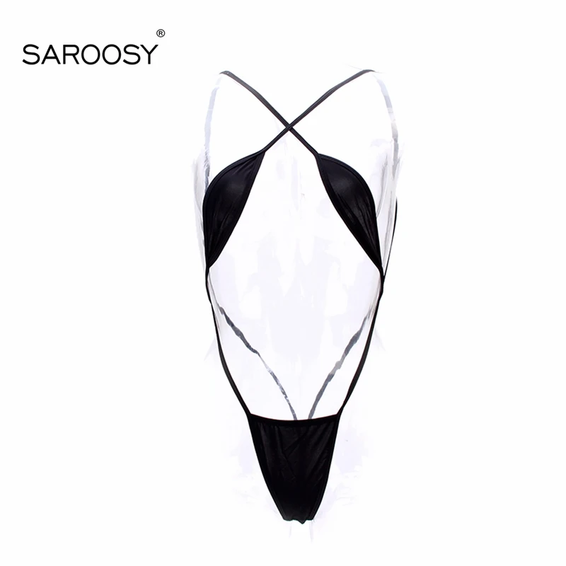 SAROOSY 2017 Новый топ размера плюс Сексуальный Тедди для женщин прозрачный открытый