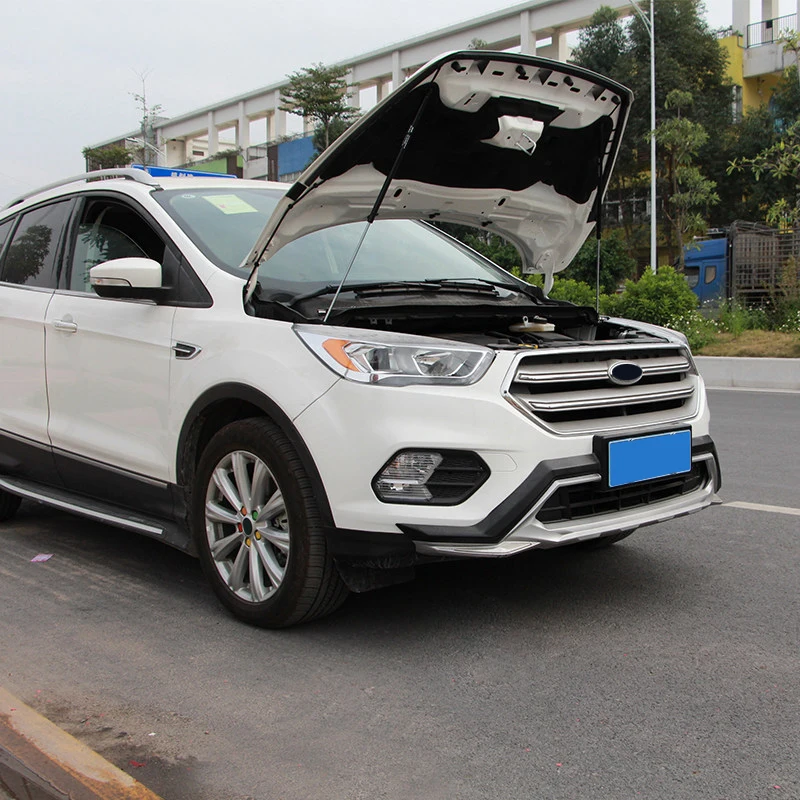 Для Ford Escape Kuga нержавеющая черная крышка двигателя Опора тяги гидравлическая опора капота палки газовые пружины