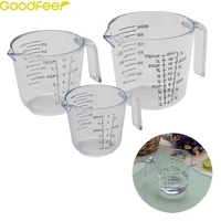 goodfeer ps food grade material measuring cup with scale and handle water milk egg yolk measuring cup kitchen measurement tool