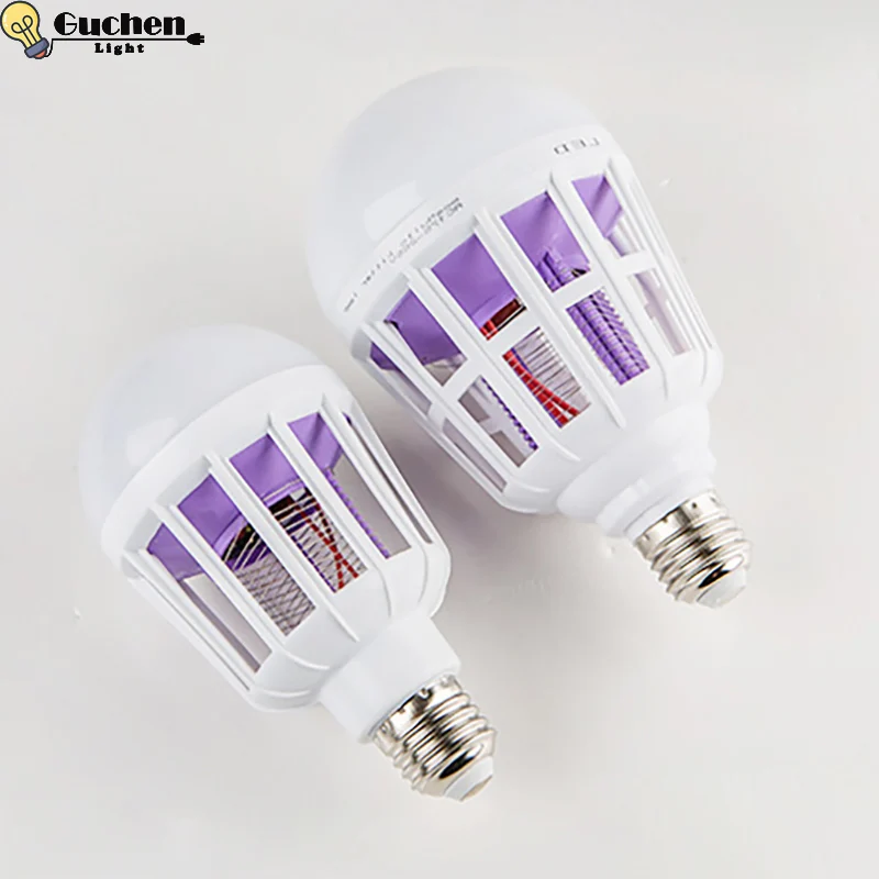 Electronic Insect Killer/Mosquito Zapper Lamps Fly Killer E27 LED Bulb Socket Base Home Indoor Outdoor Garden Patio Backyard UV