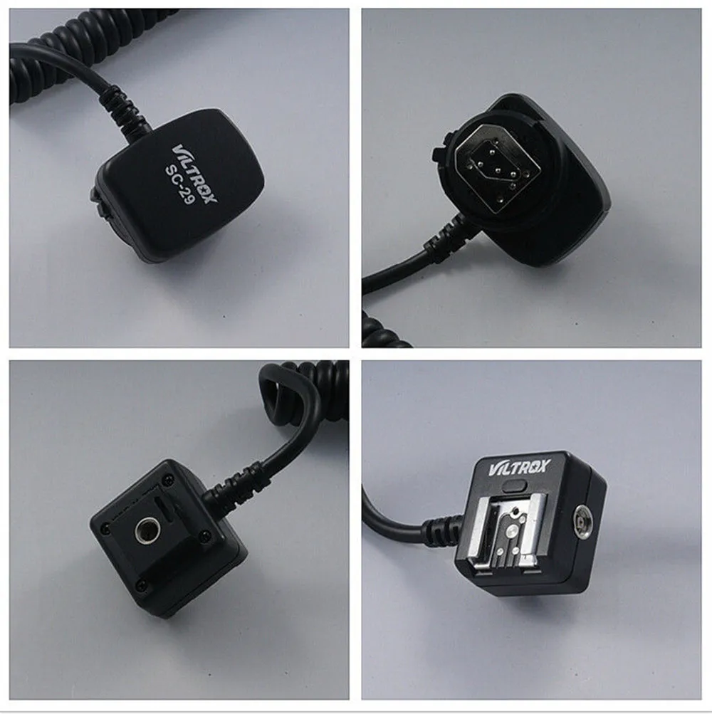 1 м TTL внешняя Вспышка Горячий башмак кабель синхронизации для Nikon D5500 D3400 D7200 D810 D90 и