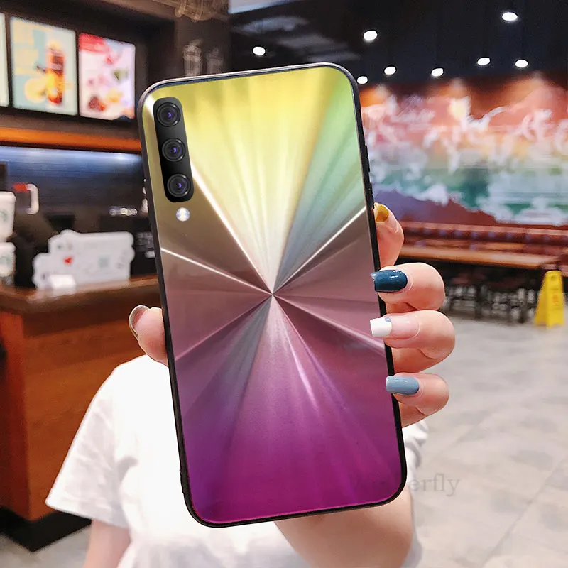 Роскошный градиентный чехол для samsung Galaxy A50, разноцветный чехол для Galaxy A50 A 50 A505 SM-A505F