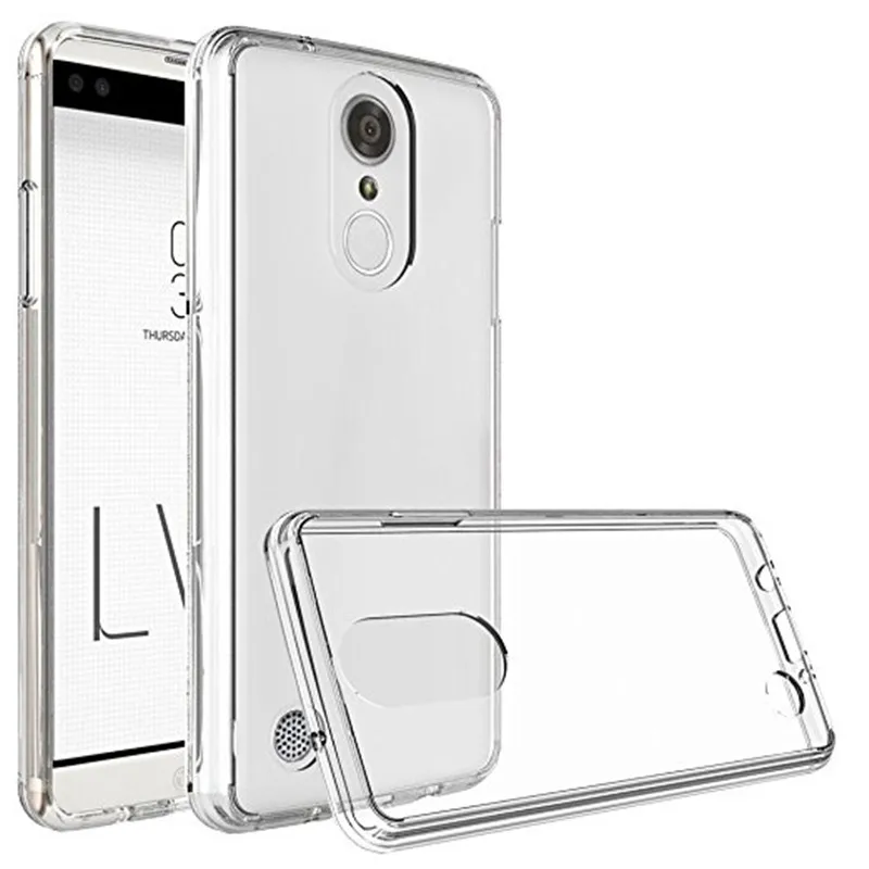 Чехол для LG K3 K4 K8 K10 2017 Бампер ТПУ чехол Защитный камеры кристально прозрачный