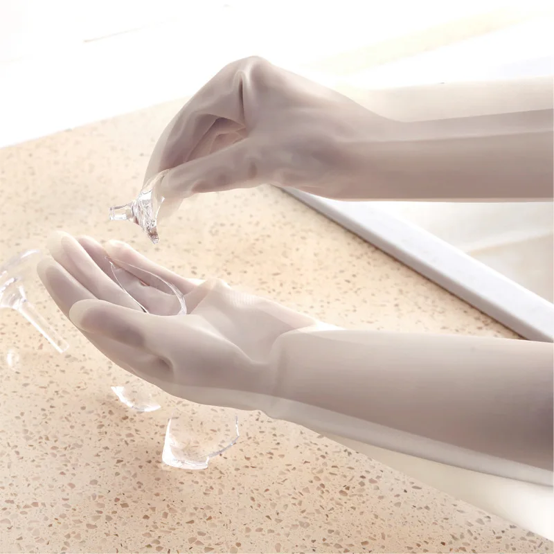 Multi-Function Waterproof PVC Gloves Anti-Slip Anti-Cut Rubber Washing House Clean Garden Hands Protection Work Safety | Дом и сад