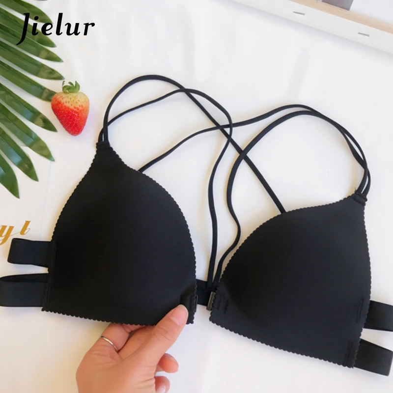 Женский бесшовный бюстгальтер с чашками пуш ап и косточками|Бюстгальтеры| |