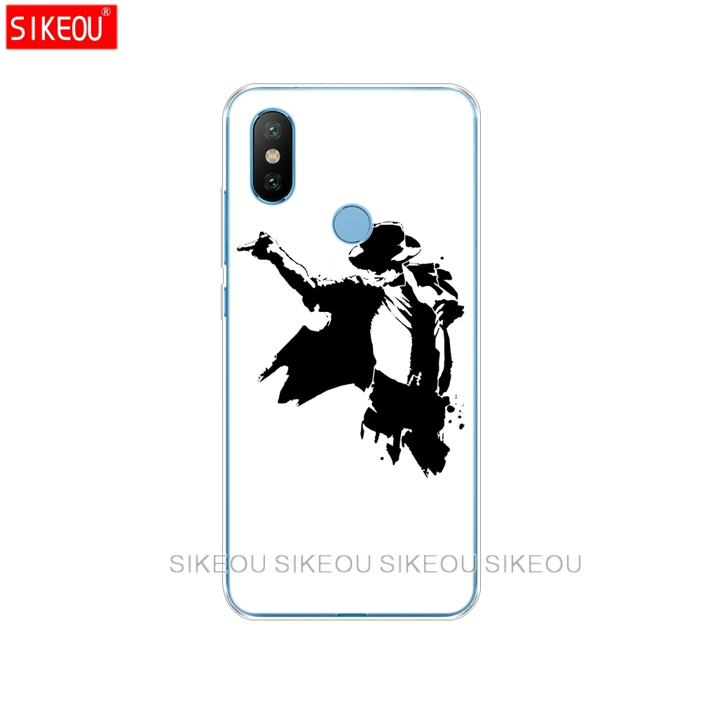 Силиконовый чехол для Xiaomi Mi 8 8SE A1 A2 5 5S 5X 6 Mi5 MI6 NOTE 3 MAX Mix 2 2S Michael Jackson dancing king Design |