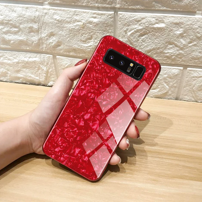 KIYLCZXYCM закаленное Стекло раковины чехол для телефона samsung Galaxy S9 S8 плюс Примечание 8