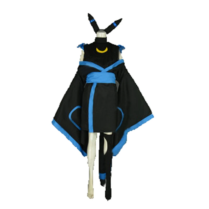 Индивидуальное платье для косплея Umbreon с носками и аксессуарами волос 11 |