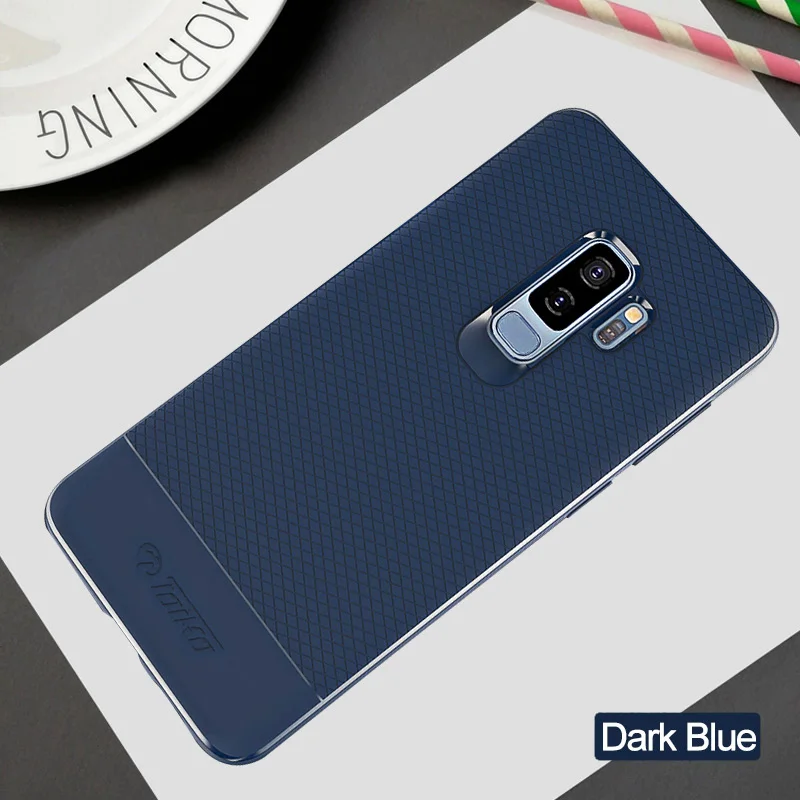 TOIKO влияние защитные чехлы ТПУ для samsung Galaxy S9 плюс S9 противоударный бампер Armor задняя крышка геометрический текстурированные Shell