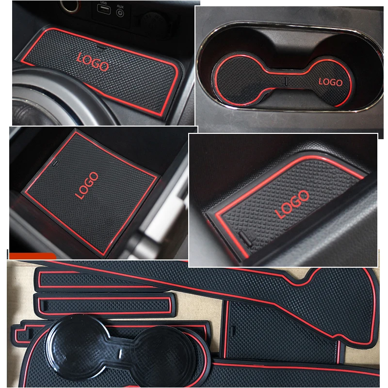 Противоскользящий коврик для разъема ворот резиновые подставки KIA Sportage 2011 2012 2013