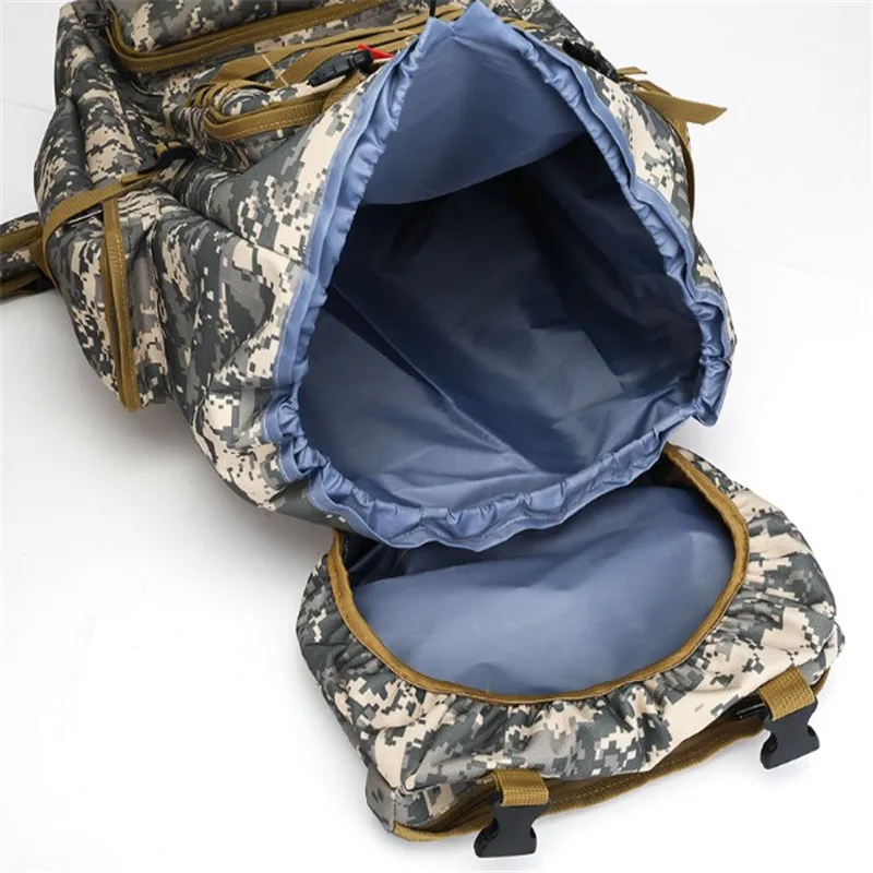 80L Waterproof Climbing Hiking Military Tactical Backpack Bag Camping Mountaineering Outdoor Sport Molle 3P S510 | Спорт и