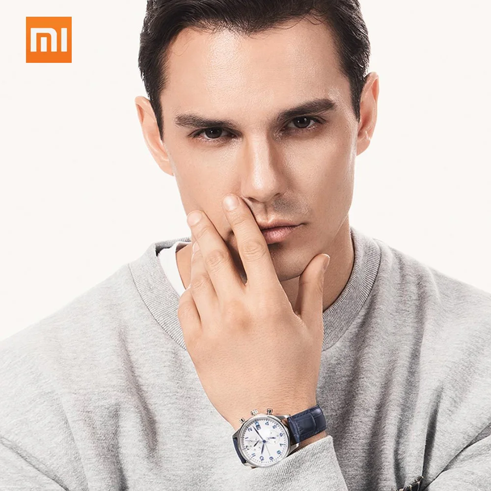 Xiaomi Youpin TwentySeventeen Бизнес Кварцевые часы высокого качества элегантные наручные часы для мужчин и женщин с ремешком из нержавеющей стали подарок