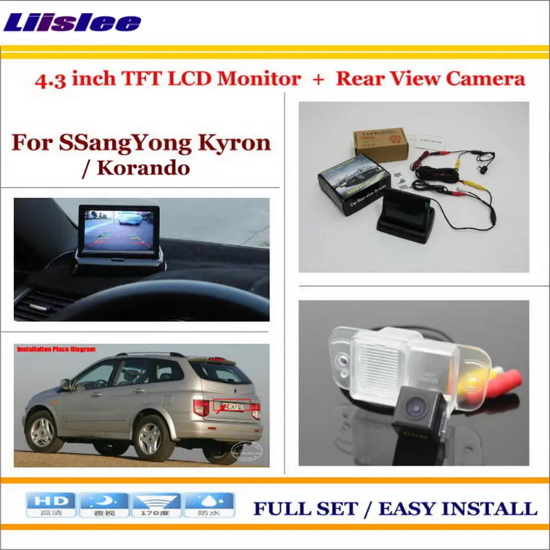

Auto Camera For SSangYong Kyron Korando In Car 4.3" Color LCD Monitor Rear Back Up Camera Park Parking System
